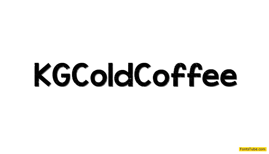 KG Cold Coffee Font