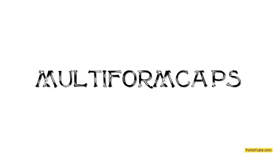 Multiform Caps Font