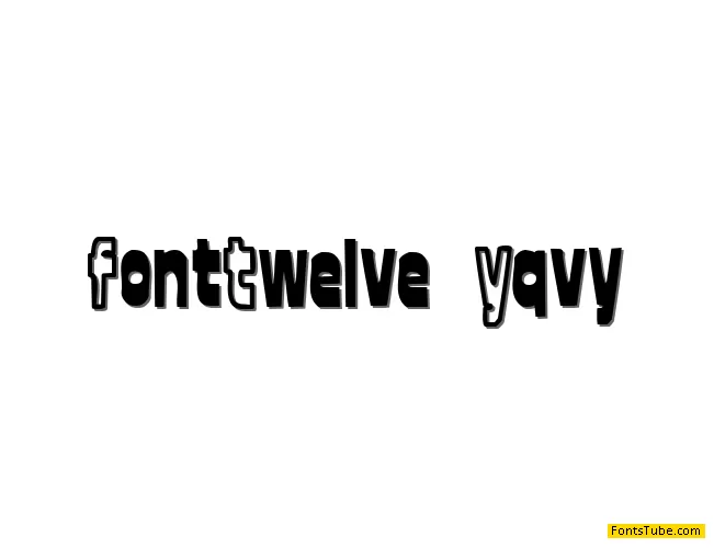 font twelve