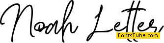 Noah Letter Font