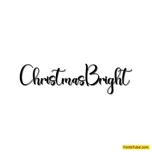 Christmas Bright Font