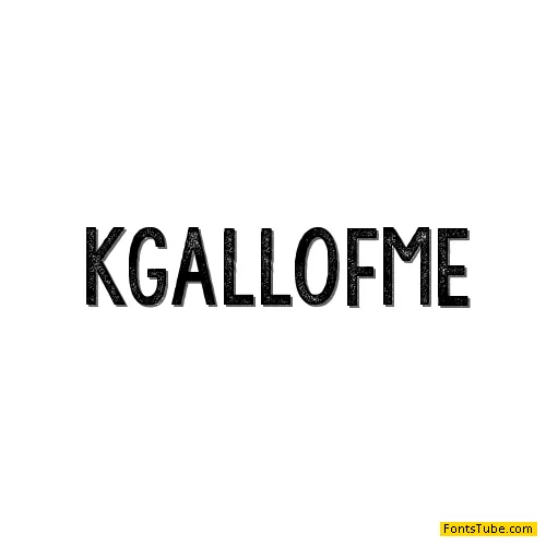 KG All of Me Font