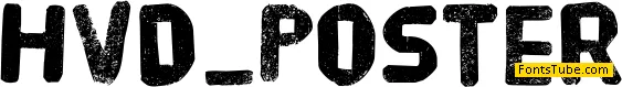 HVD Poster Font