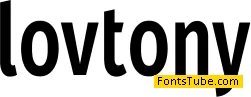 Lovtony Font Family