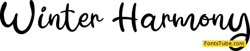 Winter Harmony Font