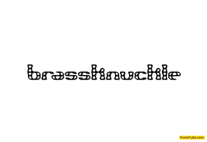Brass Knuckle Font Family