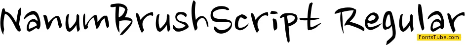 Nanum Brush Script