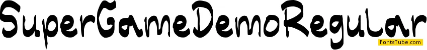 Super Game Demo Font
