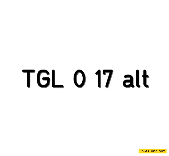 TGL Font Family