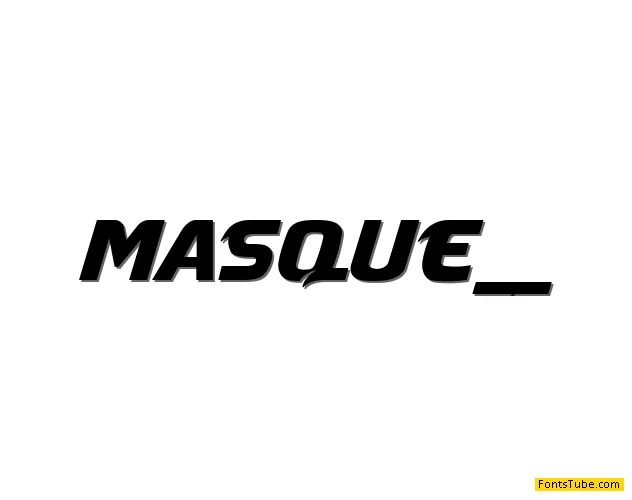 Masque Font