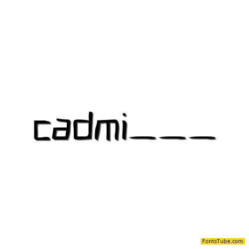 Cadmium Egg Font