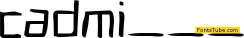 Cadmium Egg Font