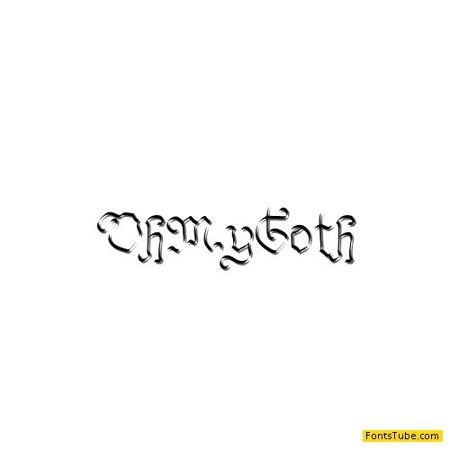 Oh My Goth Font