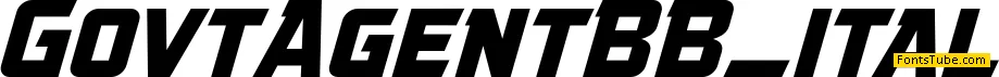 Government Agent BB Font Family