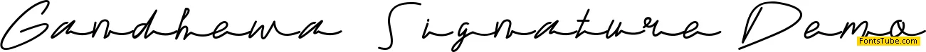 Gandhewa Signature Font