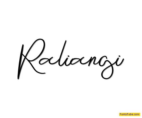 Raliangi Font