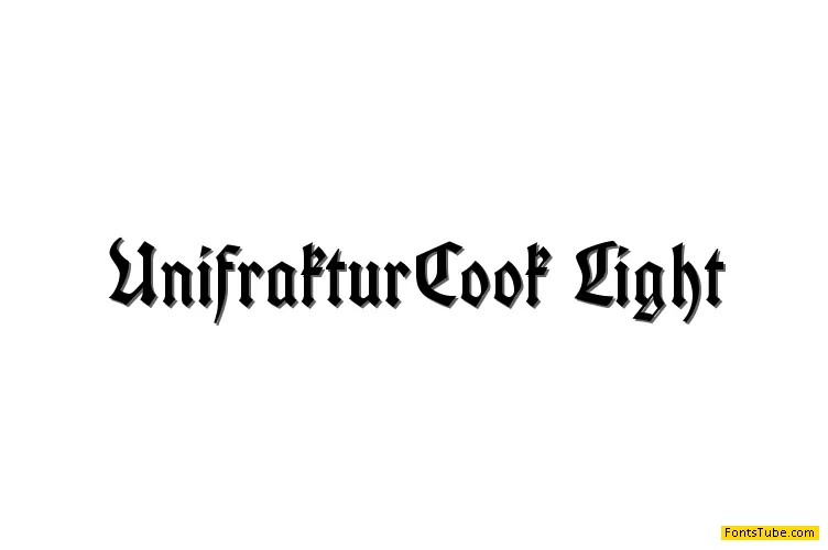 UnifrakturCook Font Family