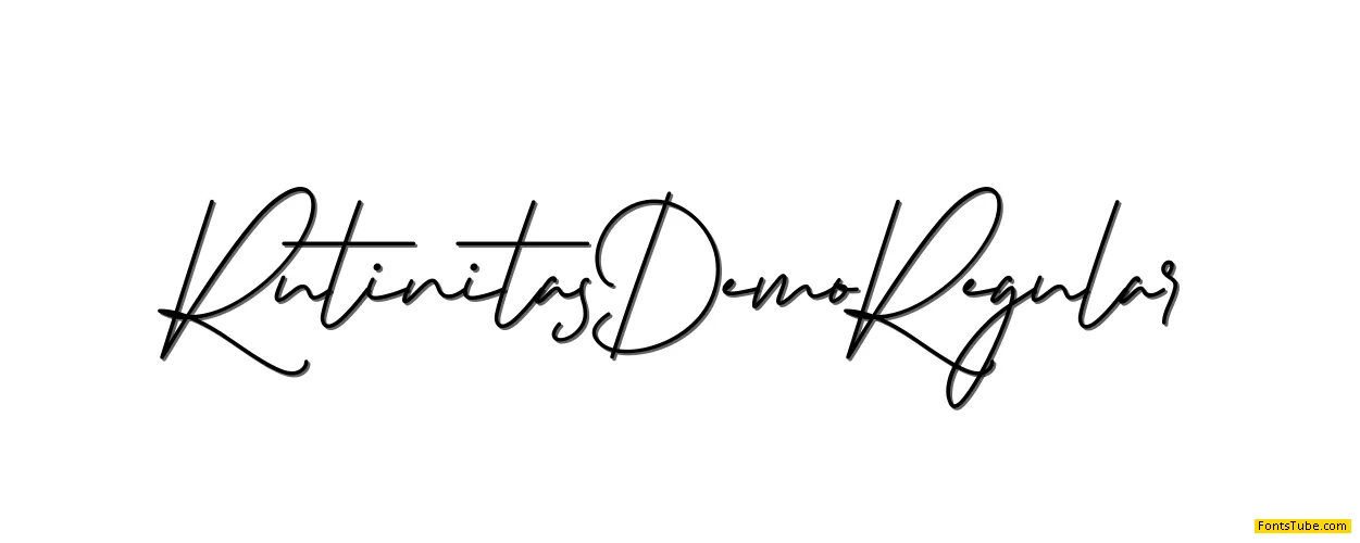 Rutinitas Demo Font