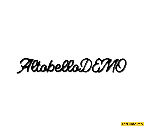Altobello DEMO Font
