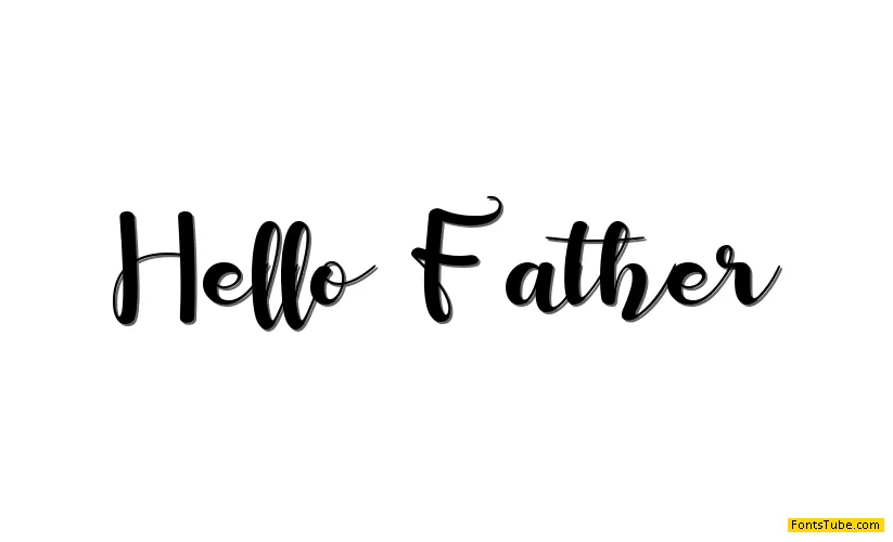Hello Father Font