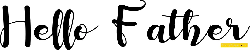 Hello Father Font