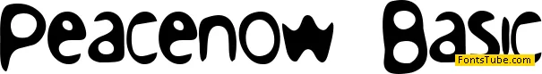 PeaceNow Basic Font