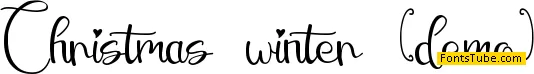 Christmas Winter Font