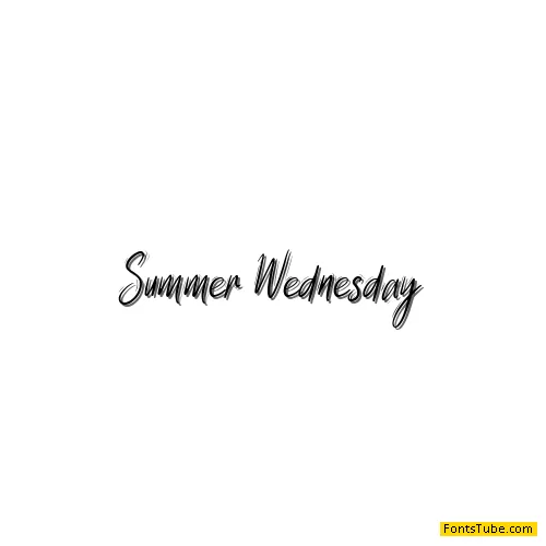 Summer Wednesday Script