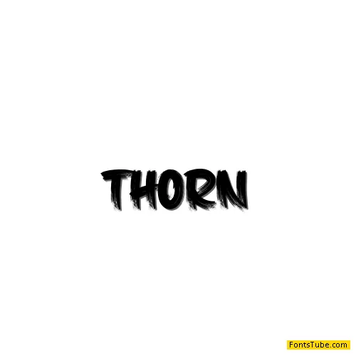 THORN Font