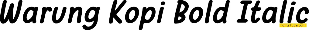 Warung Kopi Font Family