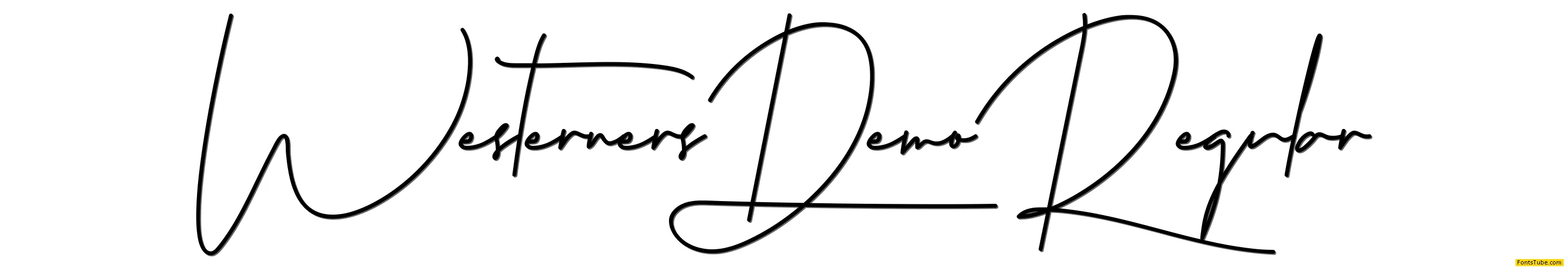 Westerners Demo Font