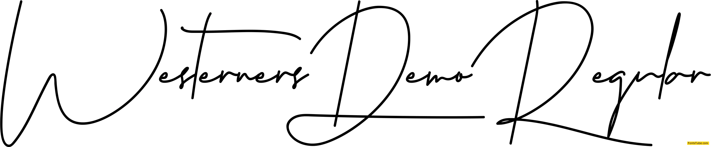 Westerners Demo Font