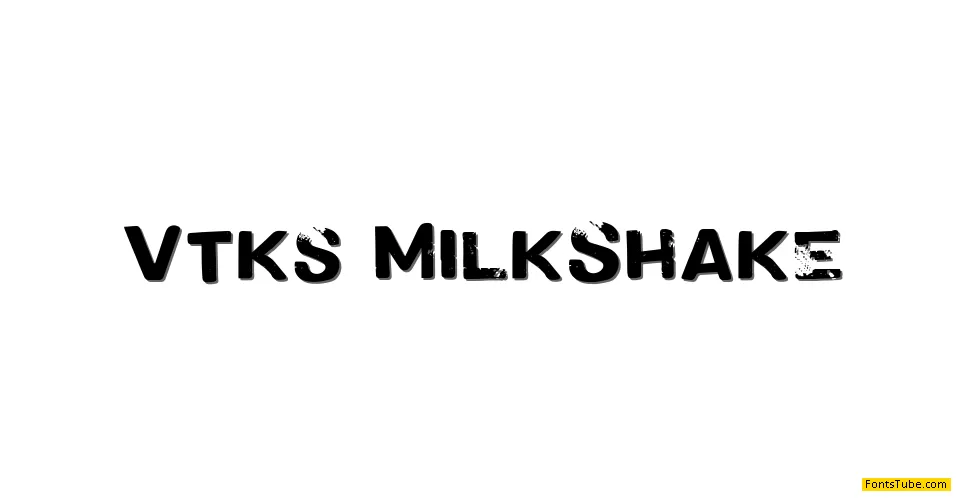 Vtks MilkShake Font