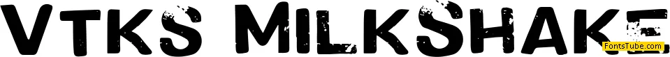 Vtks MilkShake Font