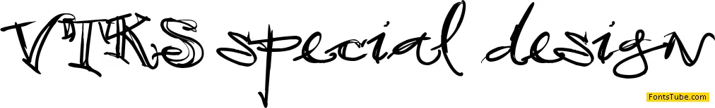 vtks special designs Font