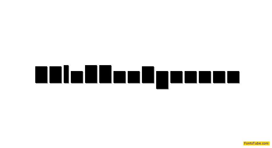 BPletterSquares Font
