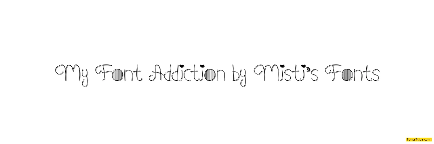 My Font Addiction Font