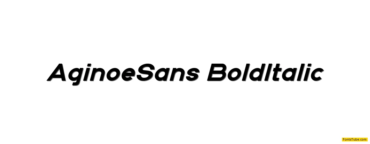 Aginoe Sans Font Family