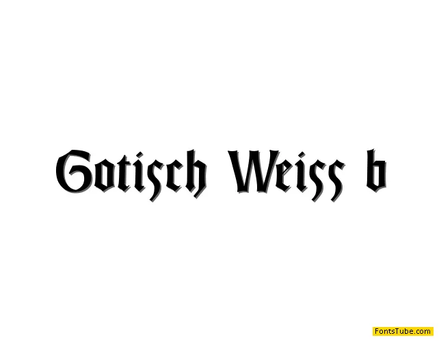 Gotisch Weiss UNZ1A Font Family