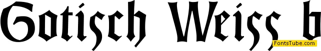 Gotisch Weiss UNZ1A Font Family