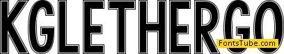 KG LET HER GO Font Family
