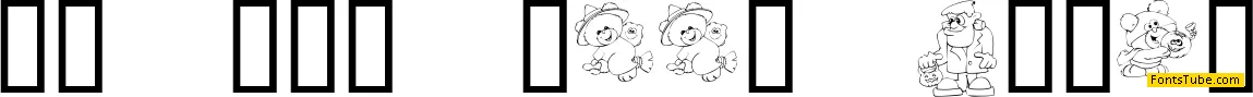 KR Lil Ween Dings Font
