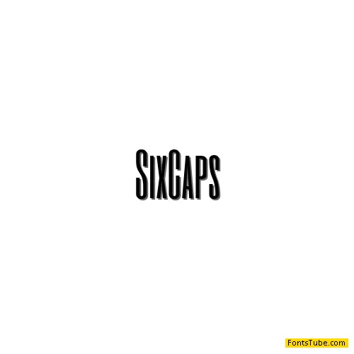 Six Caps Font