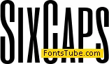 Six Caps Font