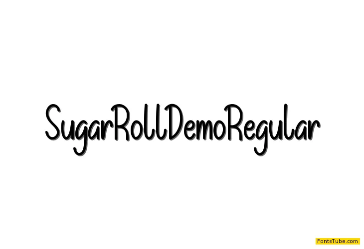Sugar Roll Demo Font