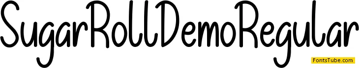 Sugar Roll Demo Font