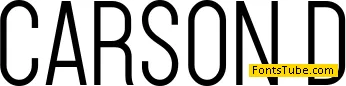 Carson Font