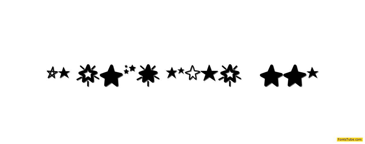 MF Star Dings Font