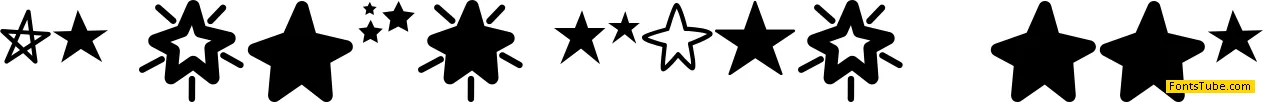 MF Star Dings Font