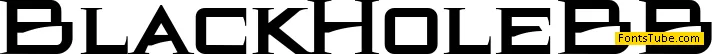 BlackHole BB Font Family